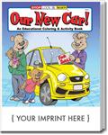 CS0574 Our New Car Coloring and Activity Book with Custom Imprint